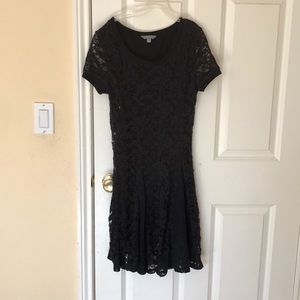 Black lace dress